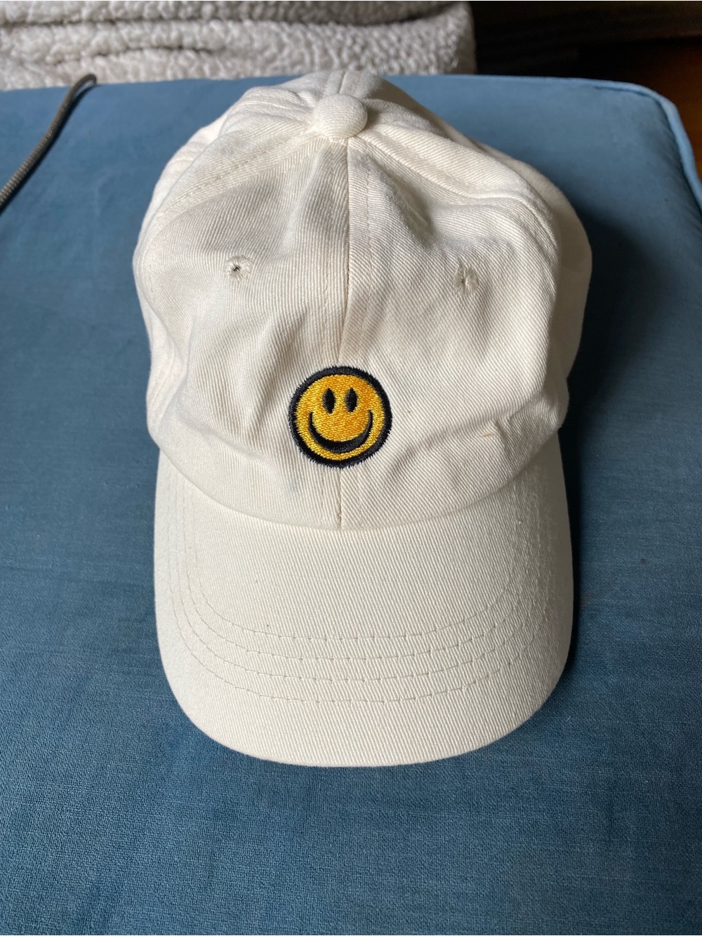 You Matter Kids Cream Smiley Face Baseball Cap